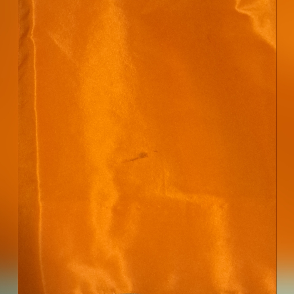 J. Crew Silk Orange and Cream Dress - Picture 8 of 9